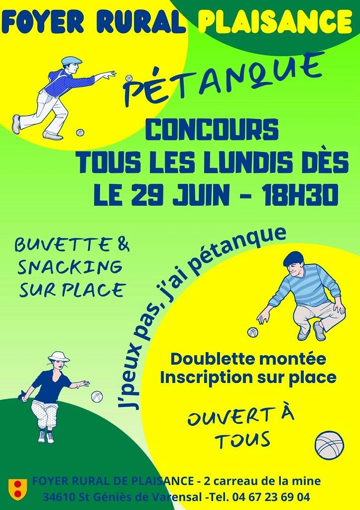 été 2026 SAINT GENIES DE VARENSAL Concours de pétanque 1024