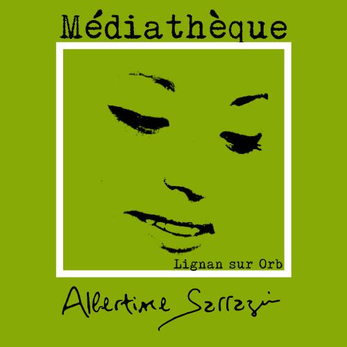 logo médiathèque albertine sarrazin