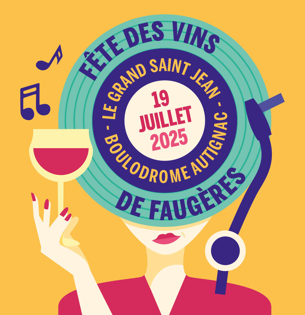logo fête vins faugeres