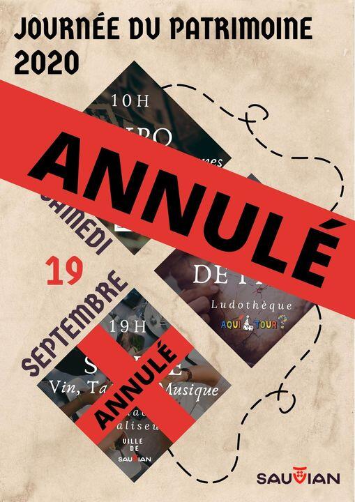 sauvian annulé JEP