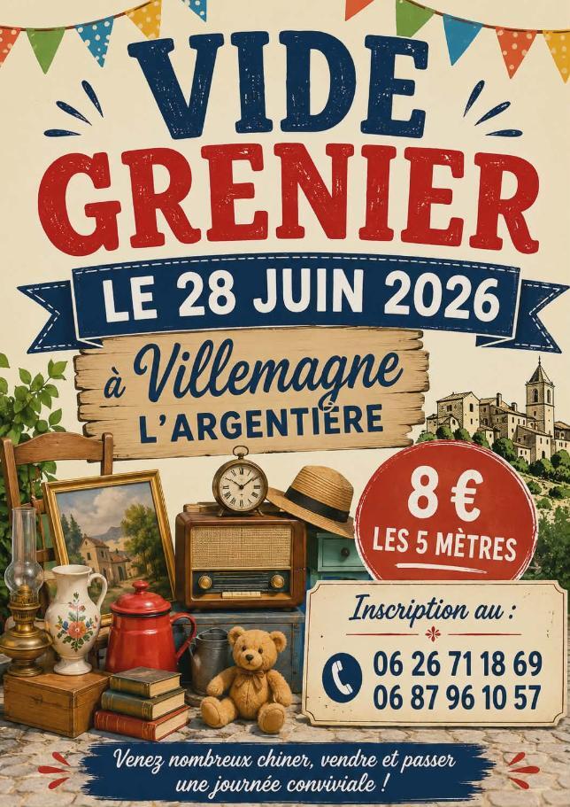 vide grenier 28 juin