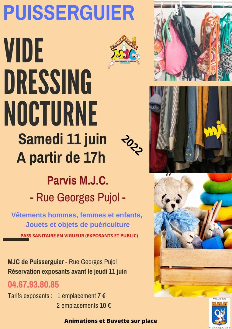 vide dressing Nocturne samedi 11 juin 2022