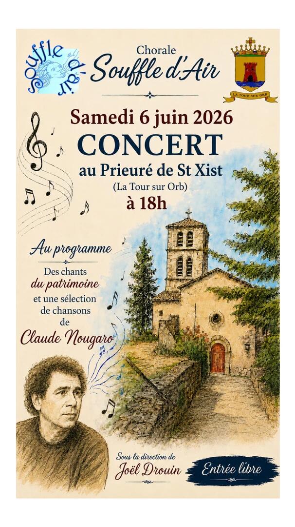06 06 LA TOUR SUR ORB Concert souffle d'air