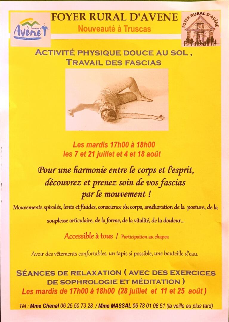 07 07 AVENE Truscas Activité douce fascias