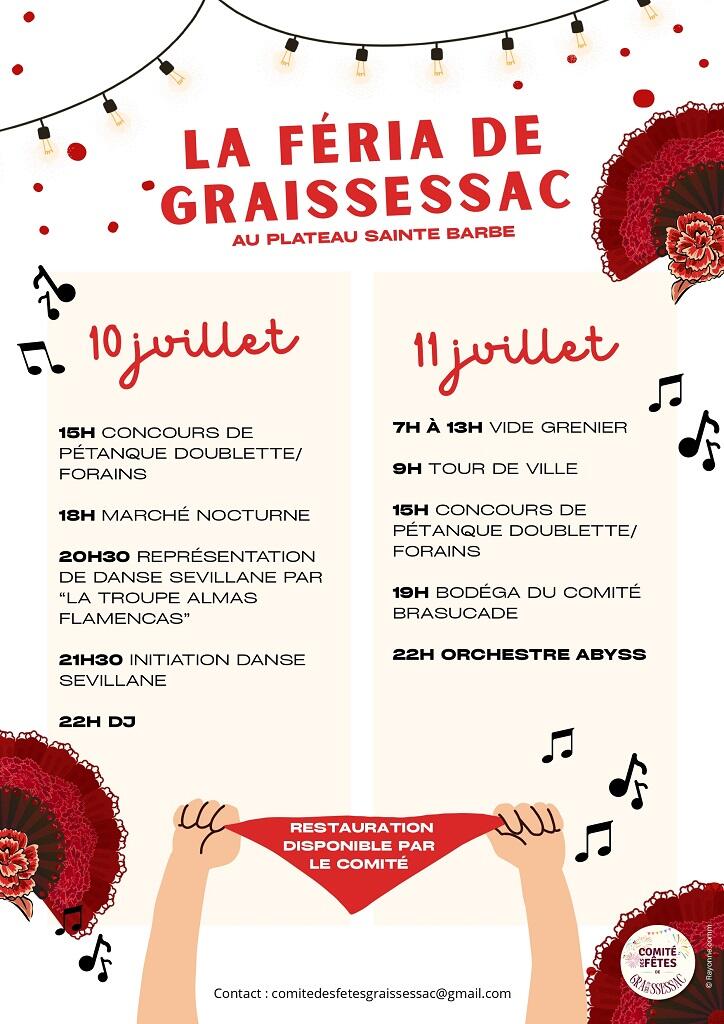 10 et 11 07 GRAISSESSAC Féria du village 1024 T