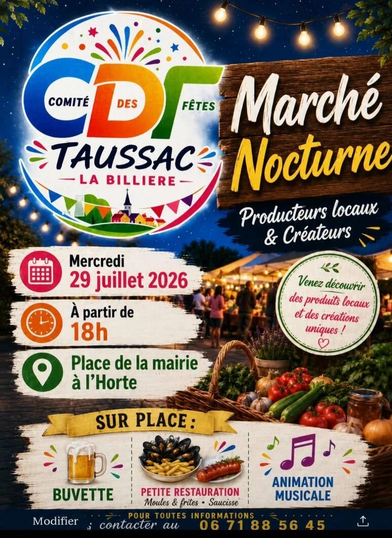 29 07 TAUSSAC marché nocturne 1024 T