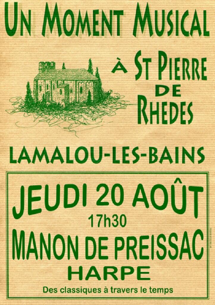 20 08 LLB Manon de preissac harpe St pierre de rhèdes  1024 T