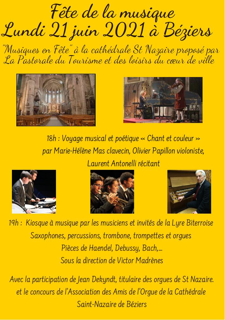 2021-06-21 Fête de la Musique Cathédrale Béziers