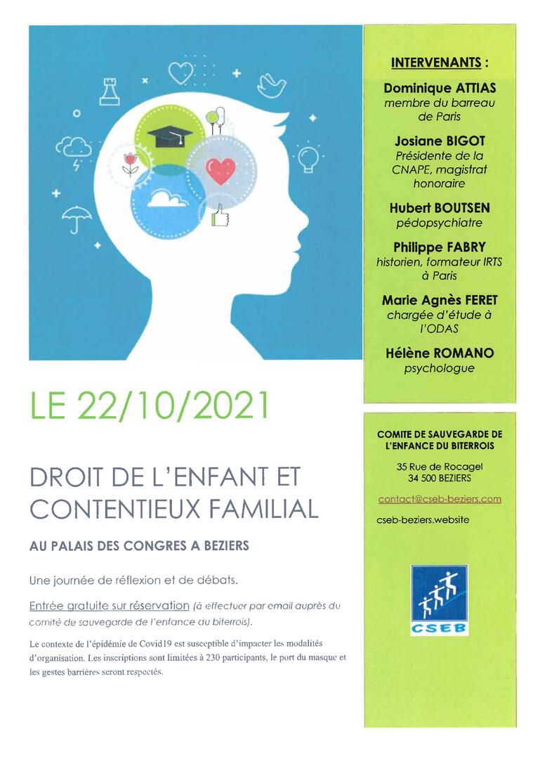 2021-10-22 Colloque droit de l'enfant PDC Béziers