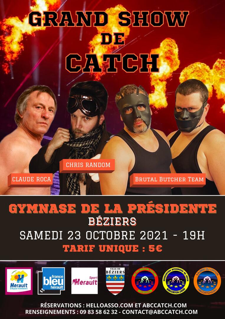 2021-10-23 grand show de catch Béziers