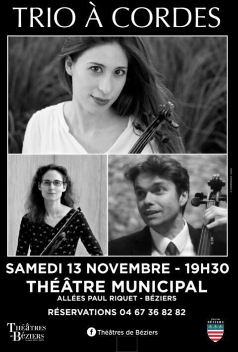 2021-11-13 Trio à cordes Théâtre Municipal de Béziers