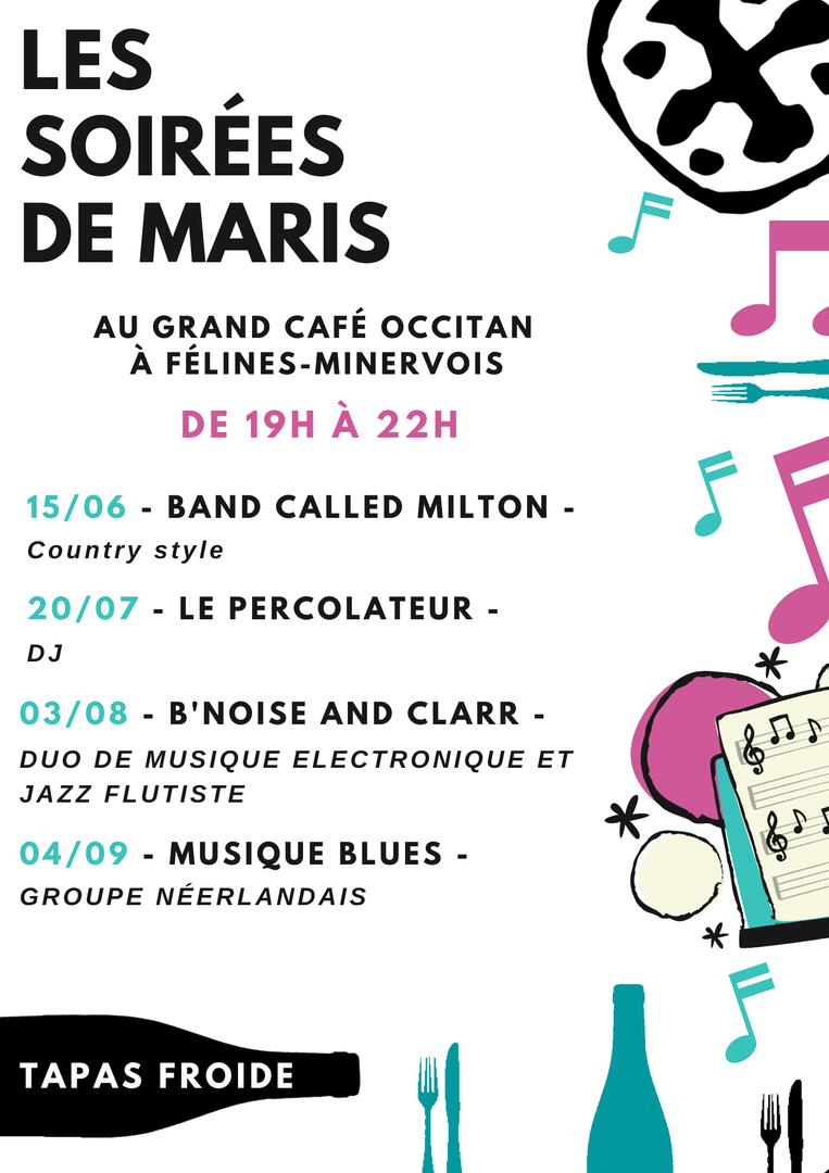 Affiche évènements été