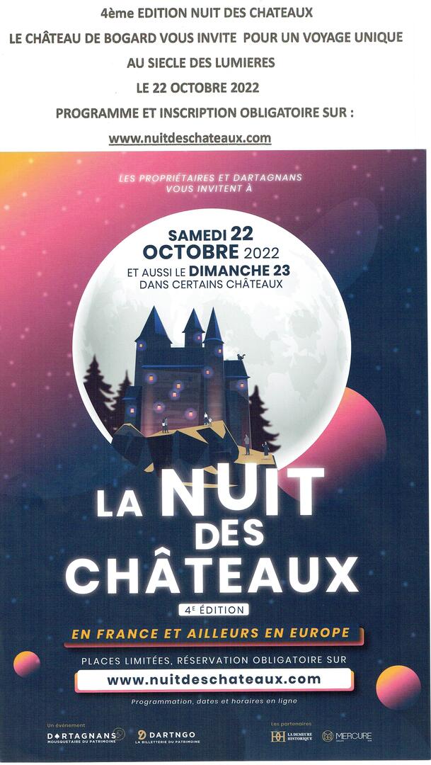 nuit des chateaux