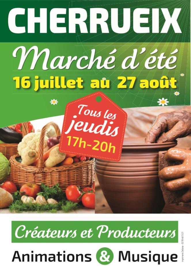 affiche vraie marché été 2020 Cherrueix