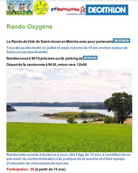 rando oxygène