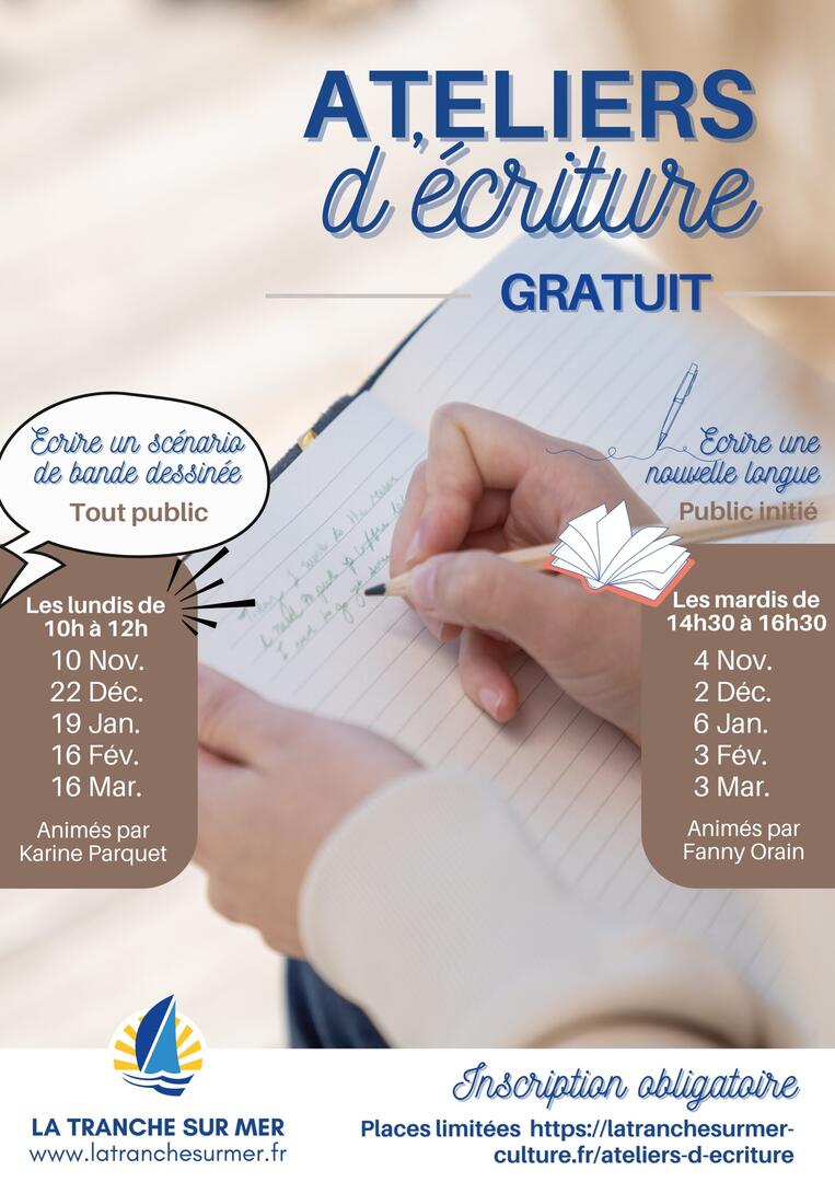 Ateliers écriture 2025
