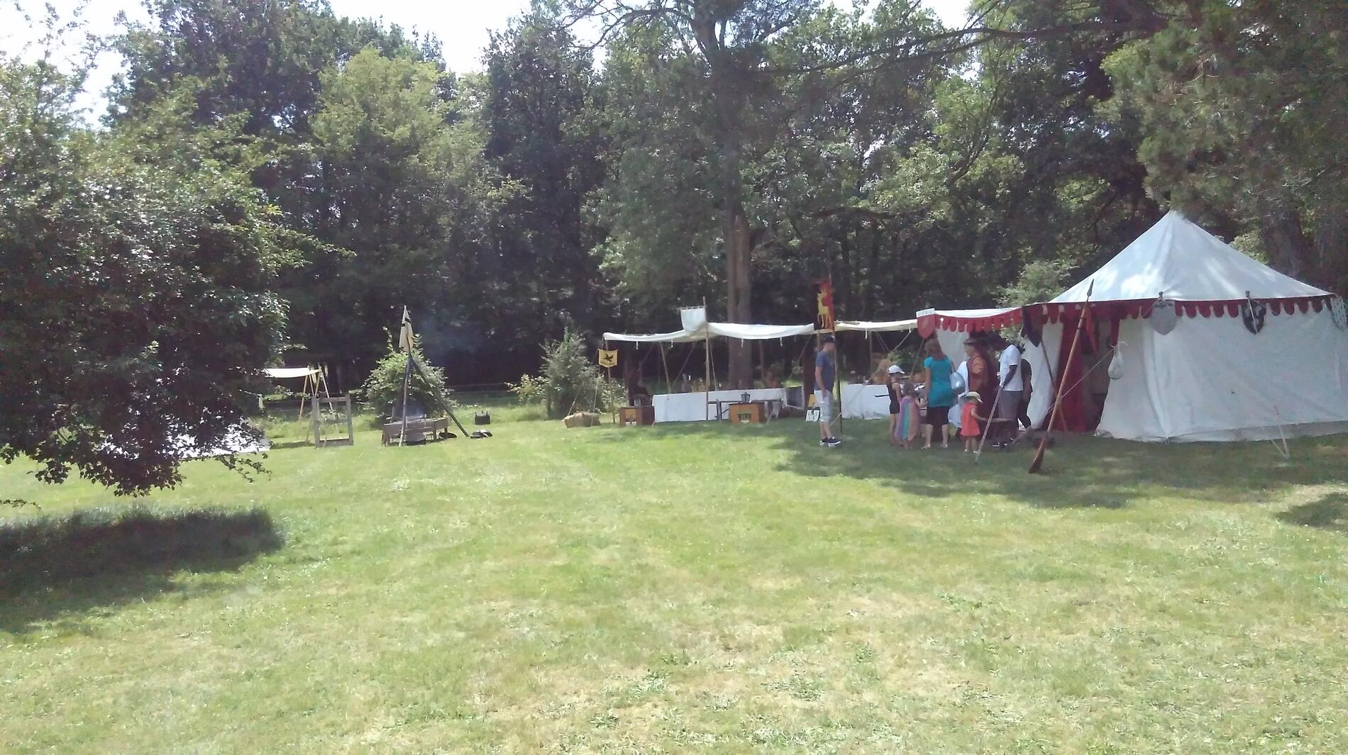 campement médiéval