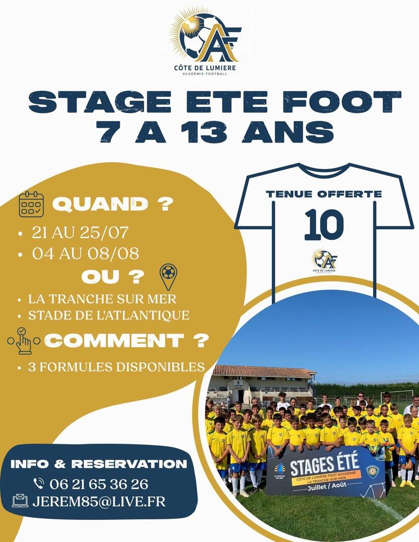 stage ete affiche