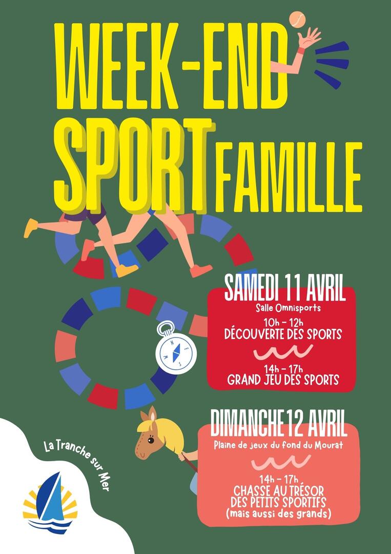 week end sportif  (210 x 250 mm) (Flyer (A4)) - week-end sport famille 2026