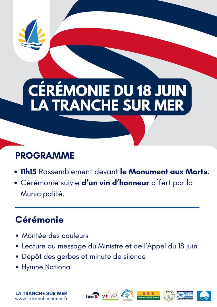 Comémmoration 8 mai (150 × 210 mm) (A3) - cérémonie 18 juin