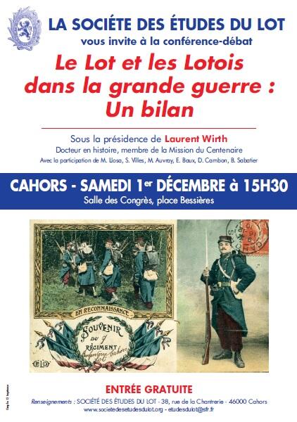 1 déc Conférence Cahors