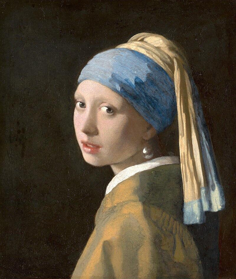 2 - Johannes Vermeer_1665_La jeune femme à la perle