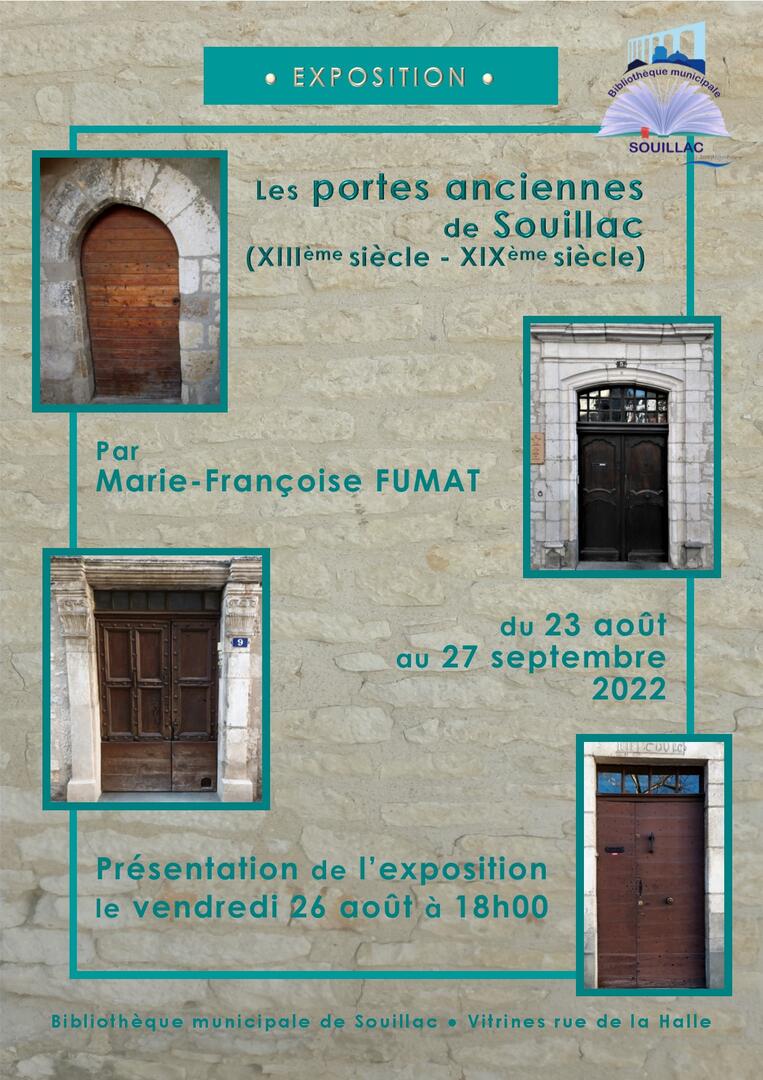 230822 au 270922-expo Les portes anciennes de Souillac-bib souillac.pub