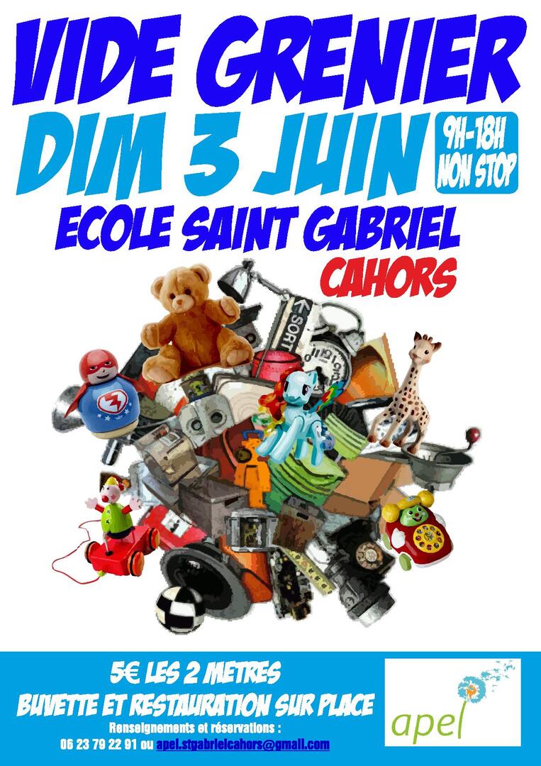 AFFICHE VIDE GRENIER 2018