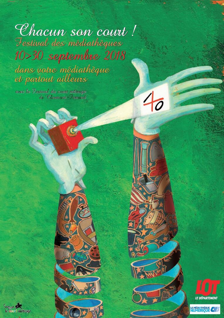 Affiche festival Chacun son court_Lot 2018