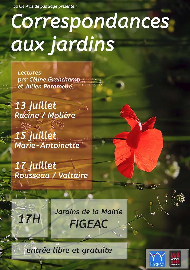 Affiche-Correspondances aux jardins