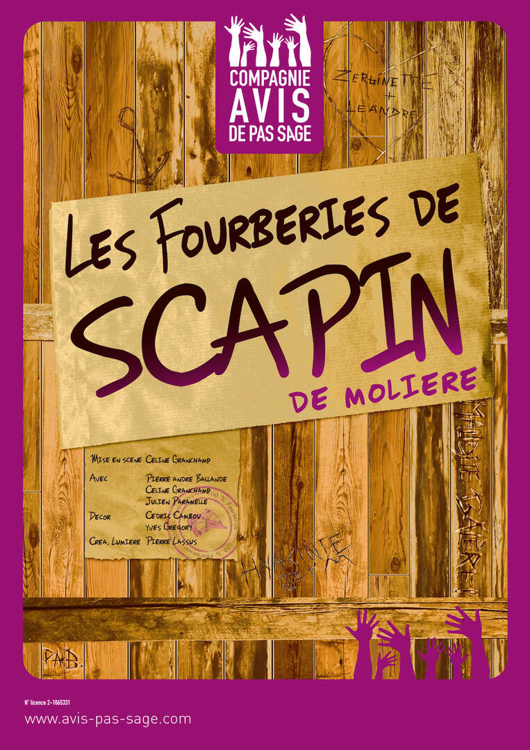 Affiche-Fourberies de Scapin