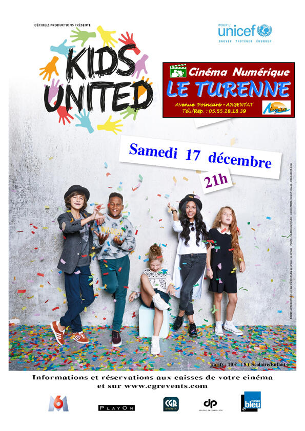 Affiche Kids United Officiel Turenne Vers 2