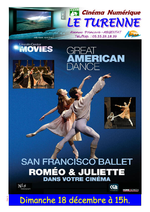 Affiche Romeo Juliette Ballet Turenne Argentat