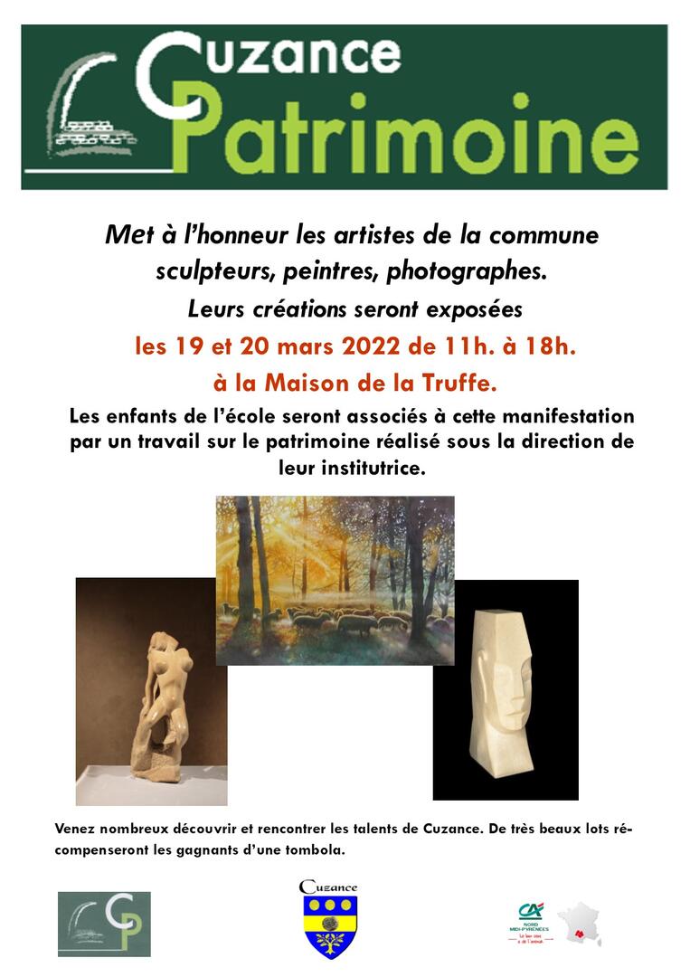 Affiche expo 2022 avec horaire