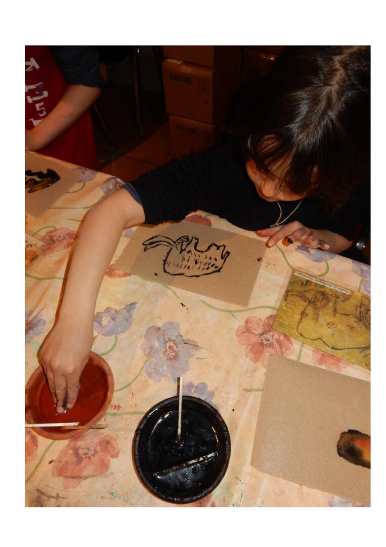Atelier artistique enfant Carennac 2