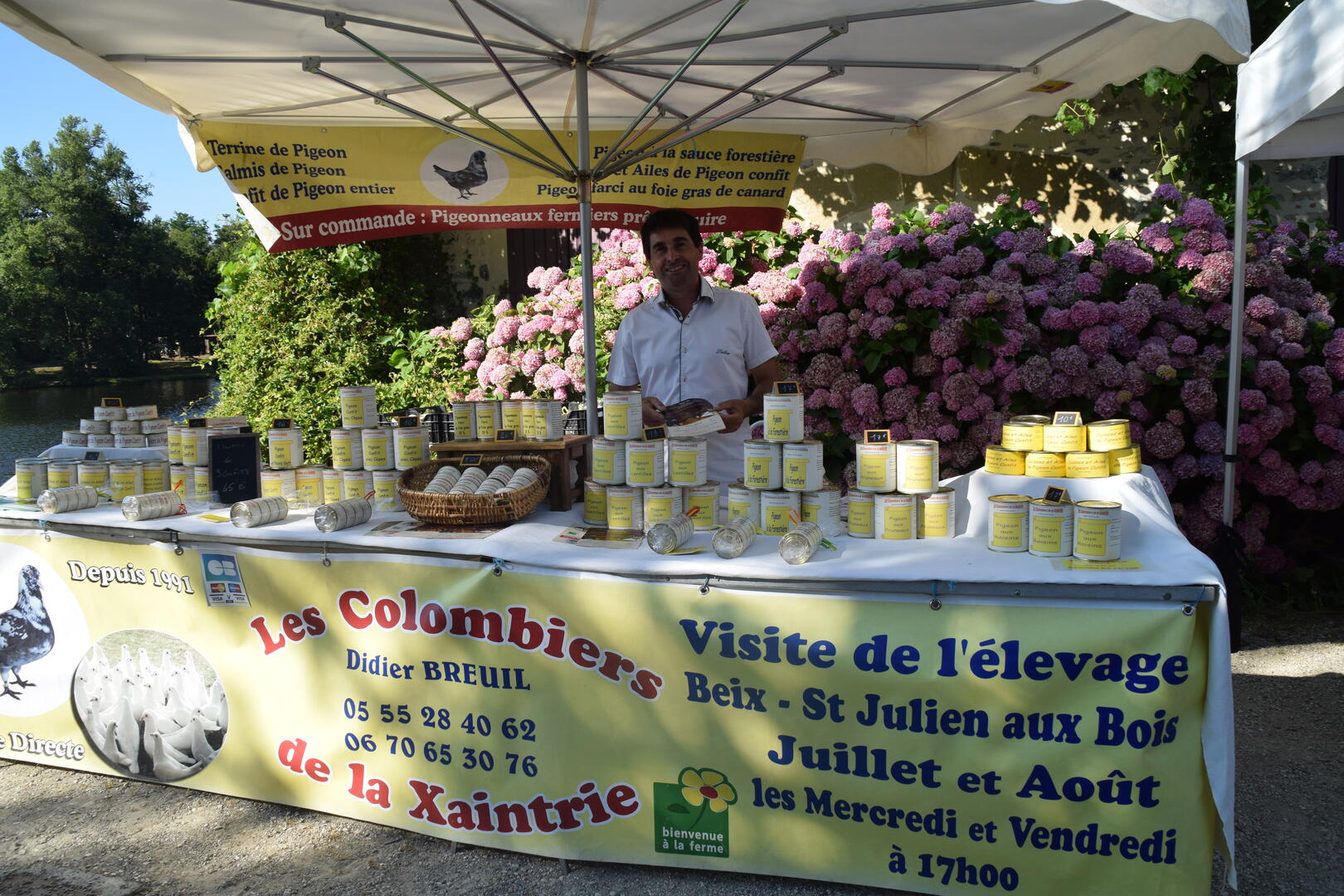 Marché de producteurs à Beaulieu
