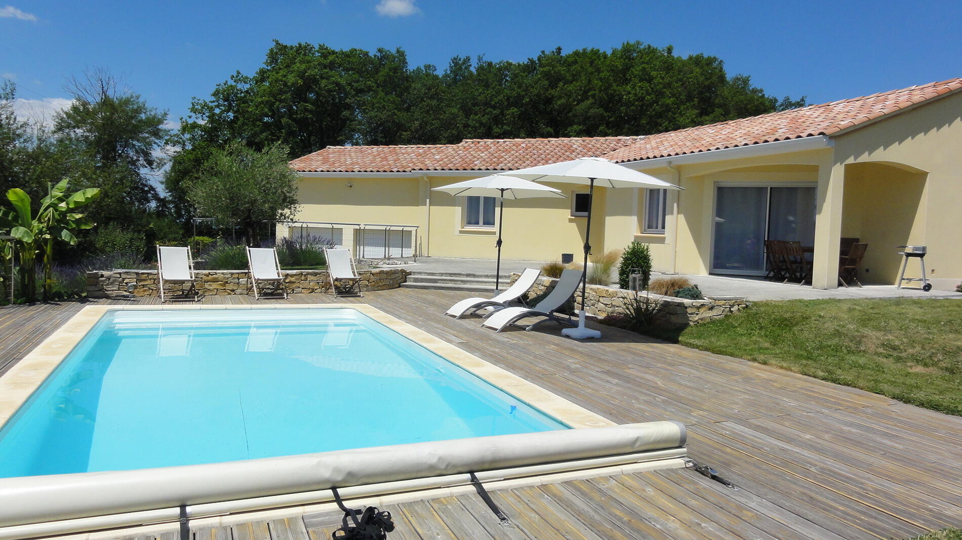 Cantaloube Séverine et Alain - piscine terrasse