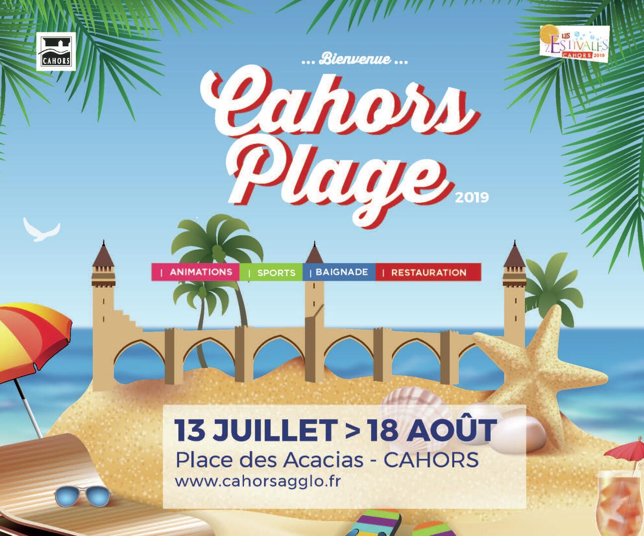 Cahors plage 2019