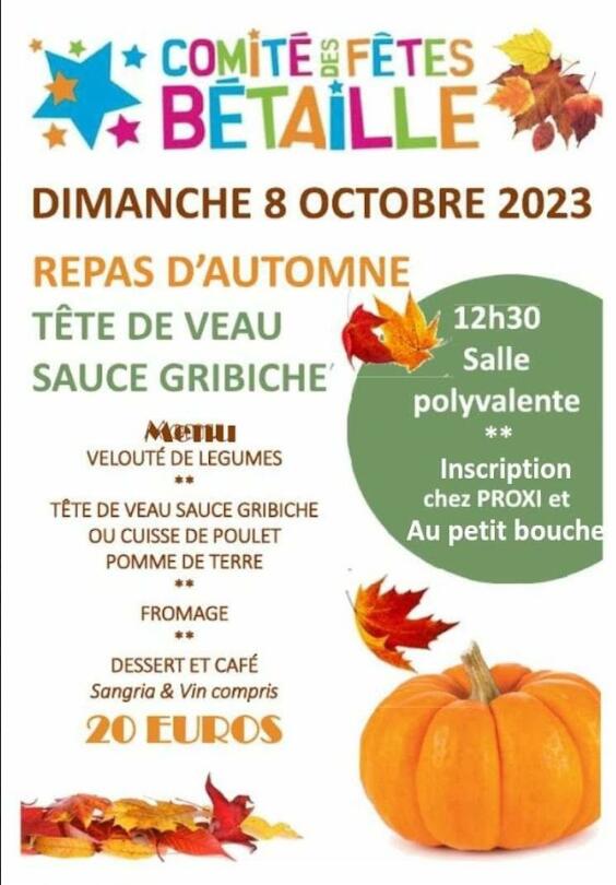 Fête de l'automne Bétaille