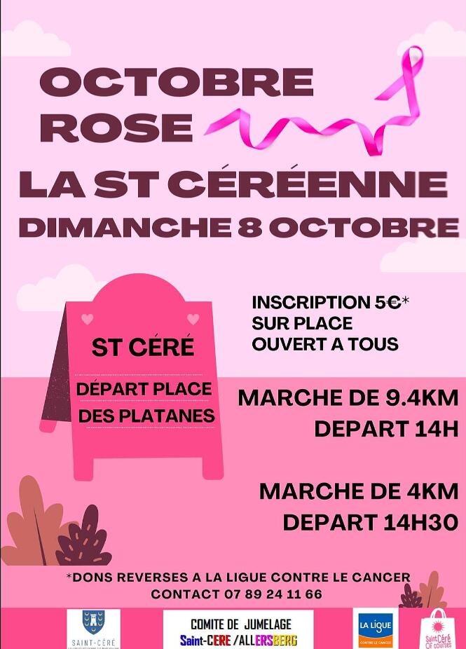 Octobre Rose St Céré