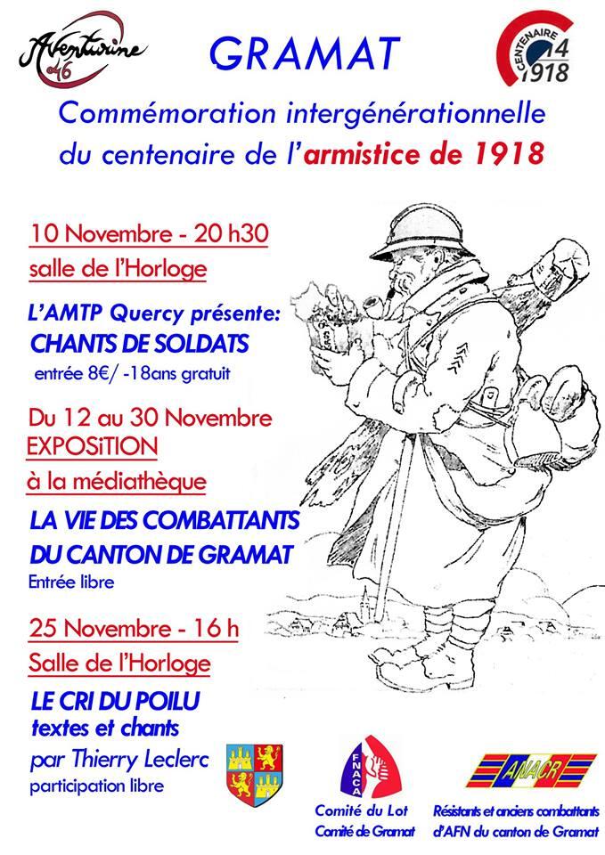 Commémoration du 11 nov. Gramat