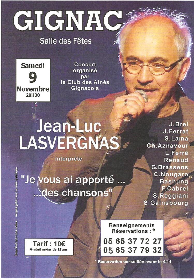 Concert LASVERGNAS