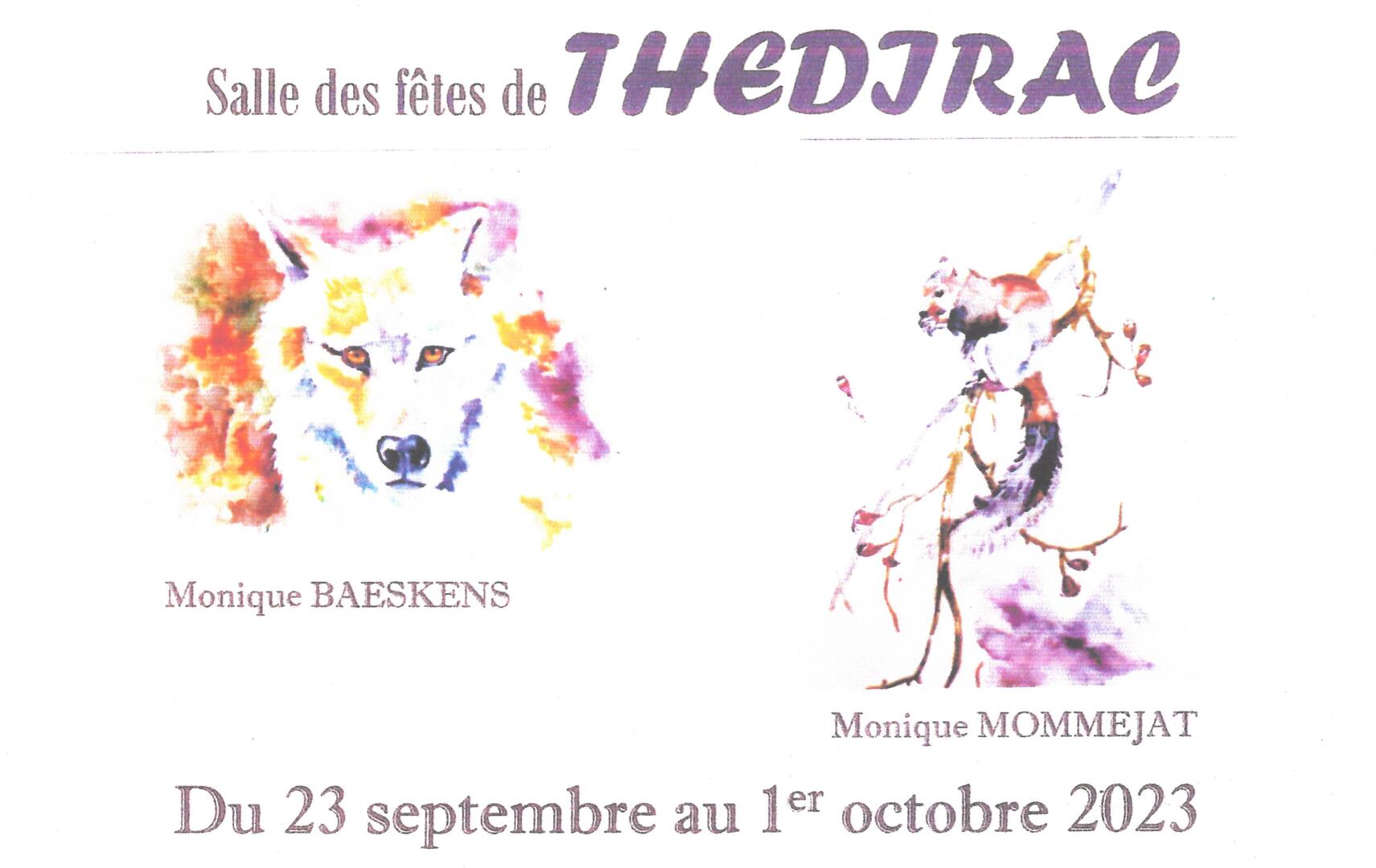 Exposition M Baeskens & M Mommejat