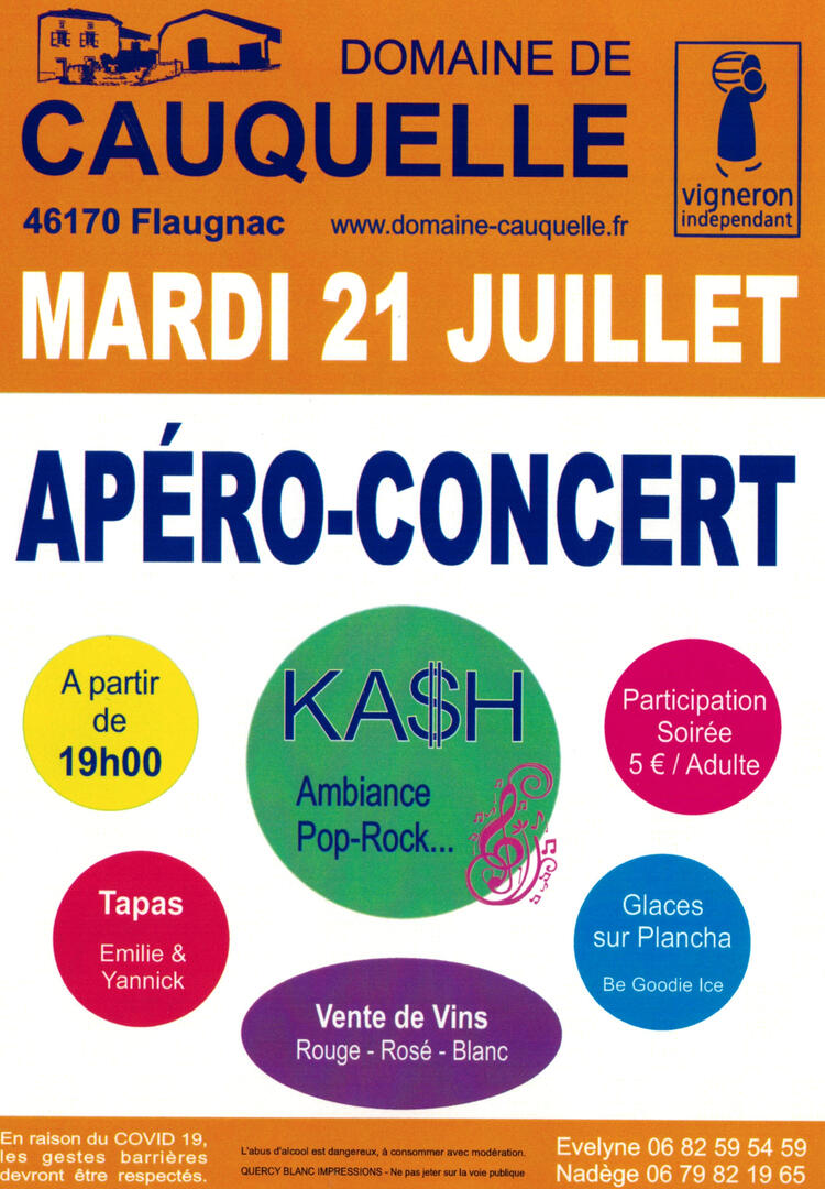 FLYER APERO CONCERT