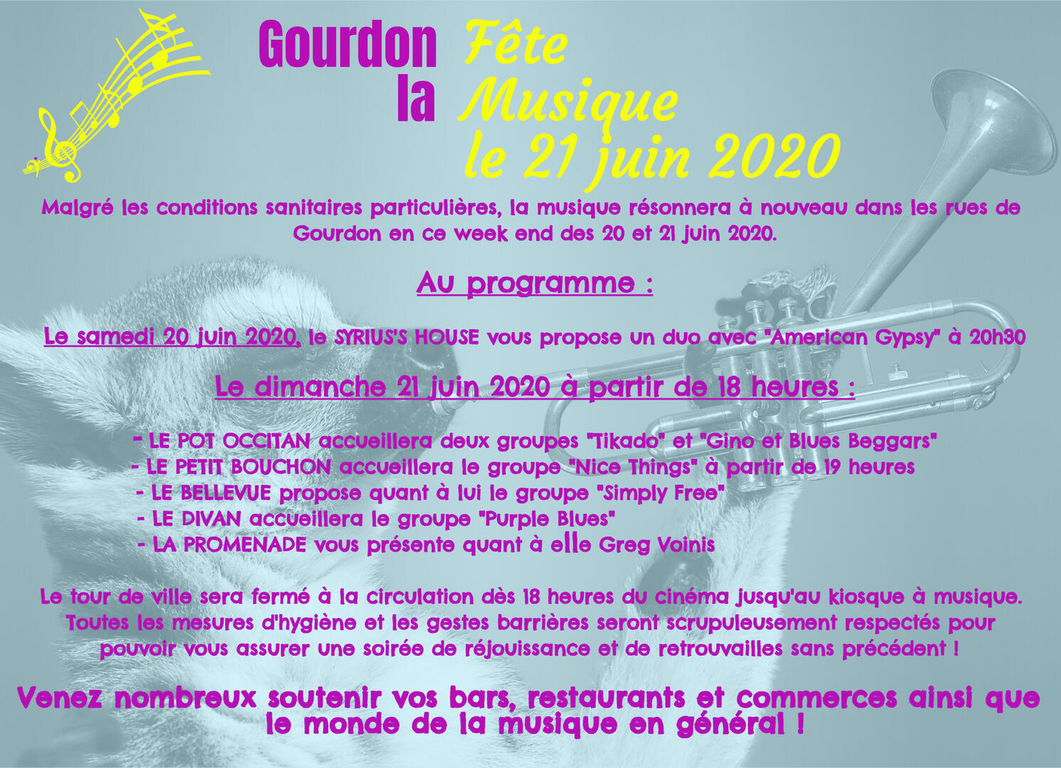 Fête musique Gourdon 2020