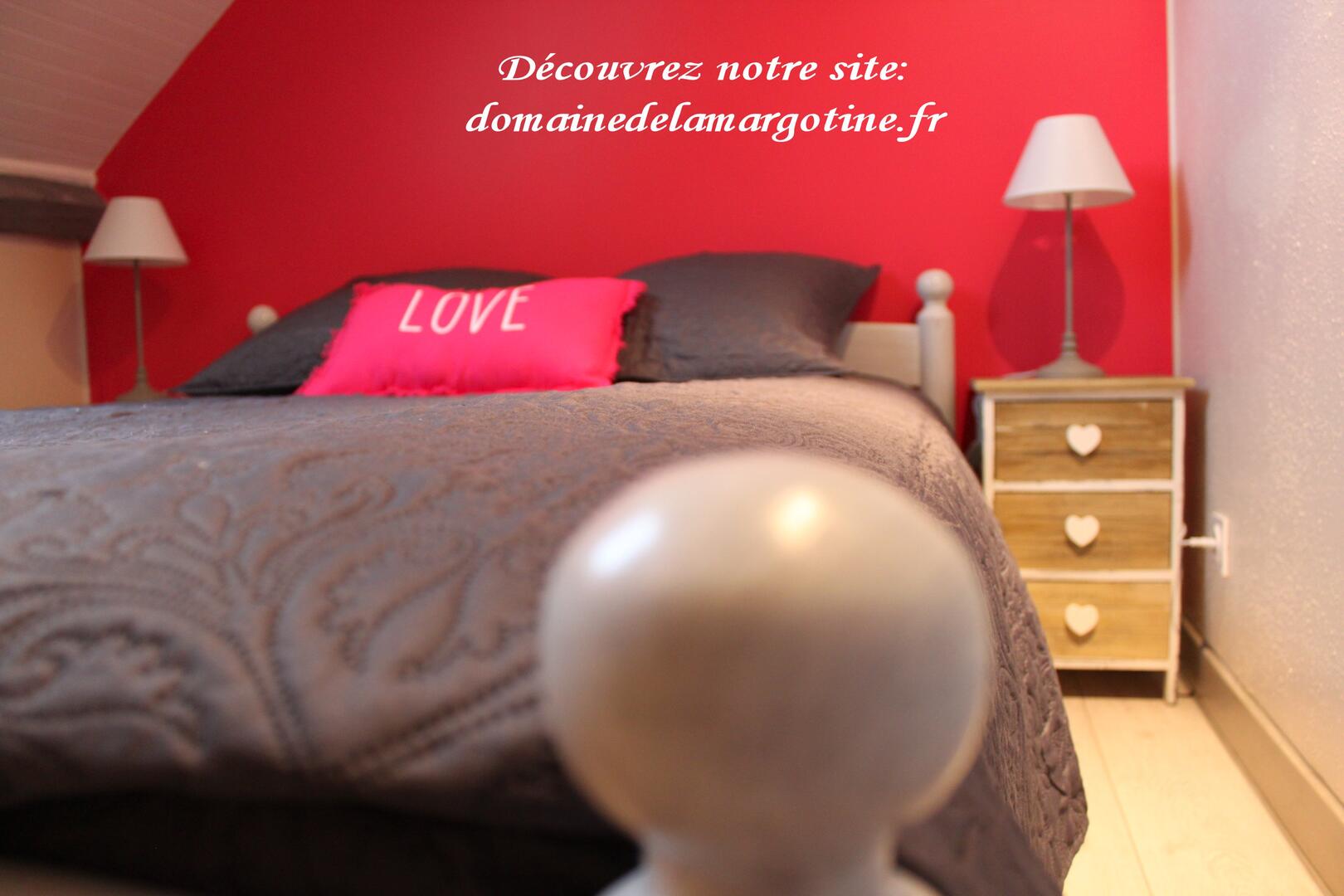 La chambre double du gite.