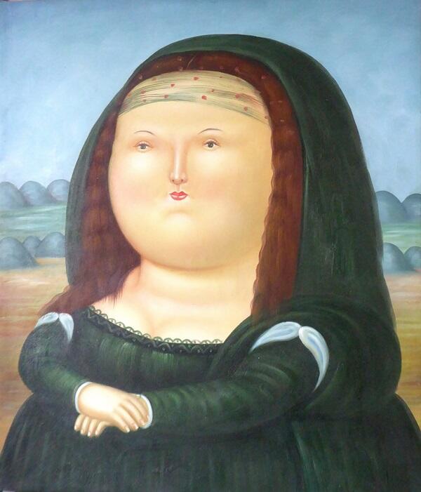 Joconde à la manière de Botero - anonyme OK