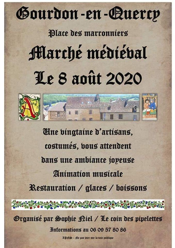 Marché médiéval 08 août 2020