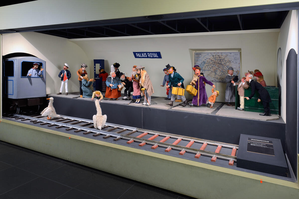 Musée de l automate- le métro