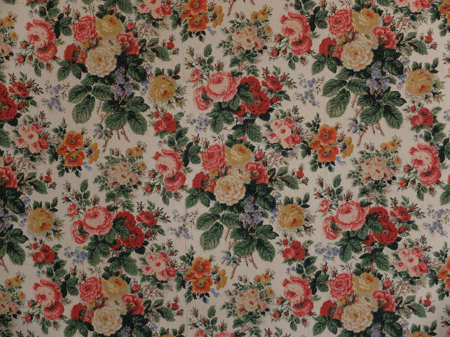 Papier peint fleurs
